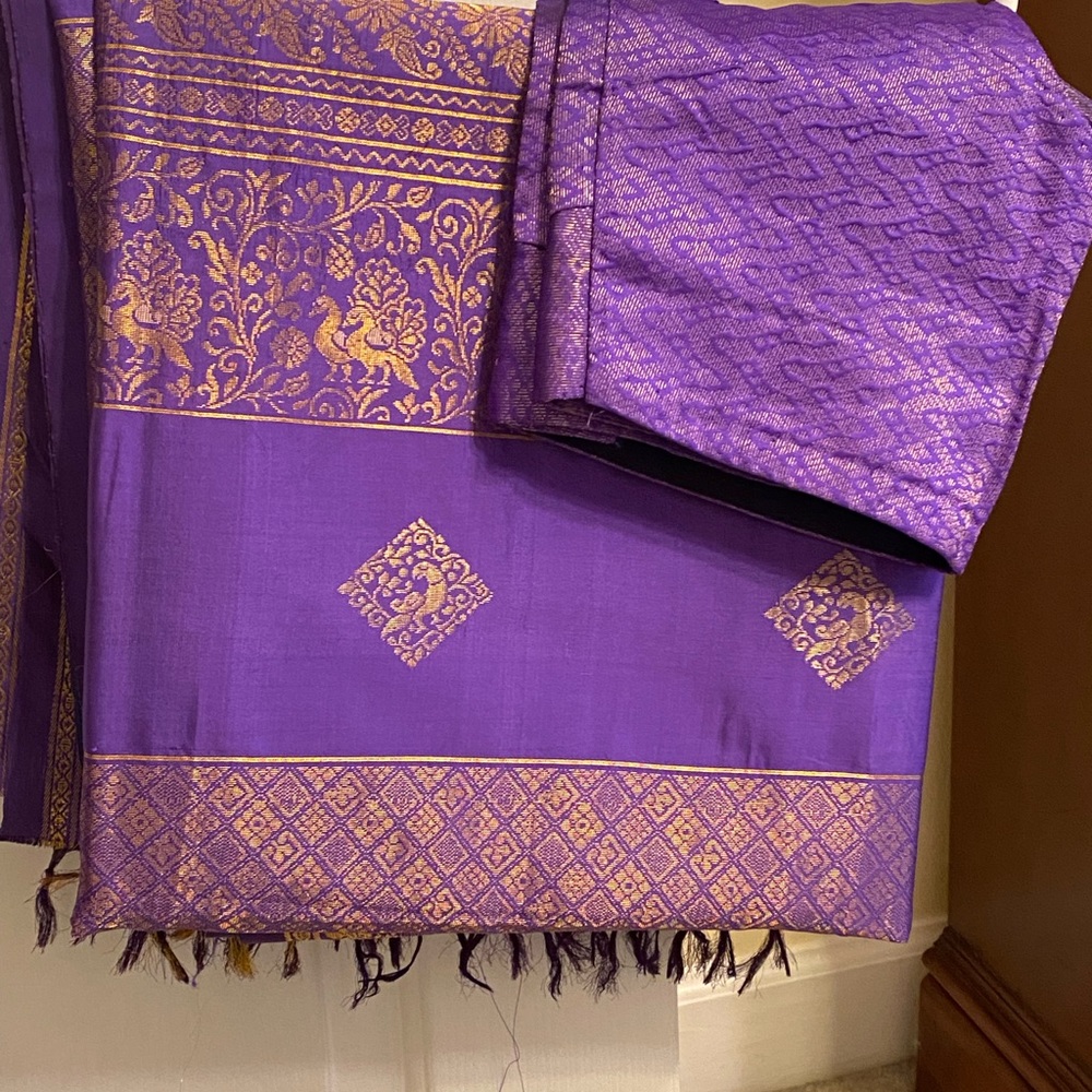 Indian Outfit: Saree with matching blouse